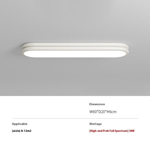 Deckenlampe im cremefarbenen Stil für den Flur