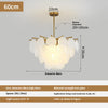 Lustre coquille crème français
