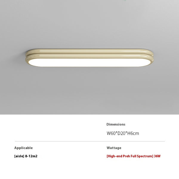 Deckenlampe im cremefarbenen Stil für den Flur