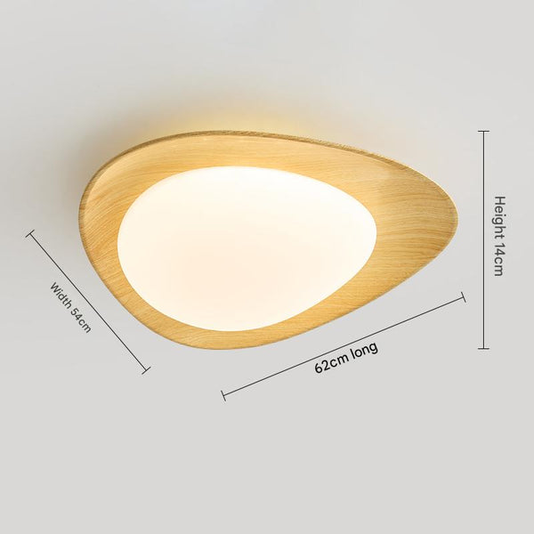 Plafonnier créatif en galets pour chambre à coucher et couloir