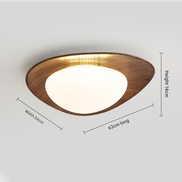 Plafonnier créatif en galets pour chambre à coucher et couloir