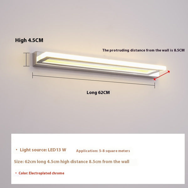 Applique murale simple pour miroir de salle de bain