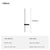 Minimalist all-copper long strip wall lamp