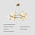 French creative ginkgo leaf living room chandelier