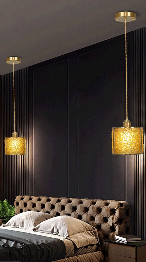 Vintage crystal bedroom bedside chandelier
