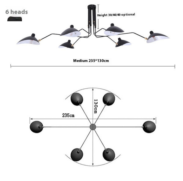 Personalisierte Entenschnabel-Deckenlampe