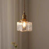Japanese style vintage brass glass dining room bedroom Pendant light