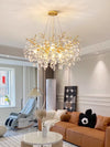 French creative branch crystal living room and dining room chandelier