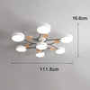 Nordic log led ceiling light