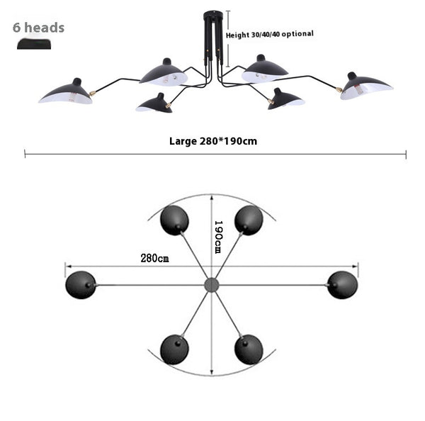 Personalisierte Entenschnabel-Deckenlampe