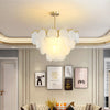 Lustre coquille crème français