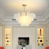 Lustre coquille crème français
