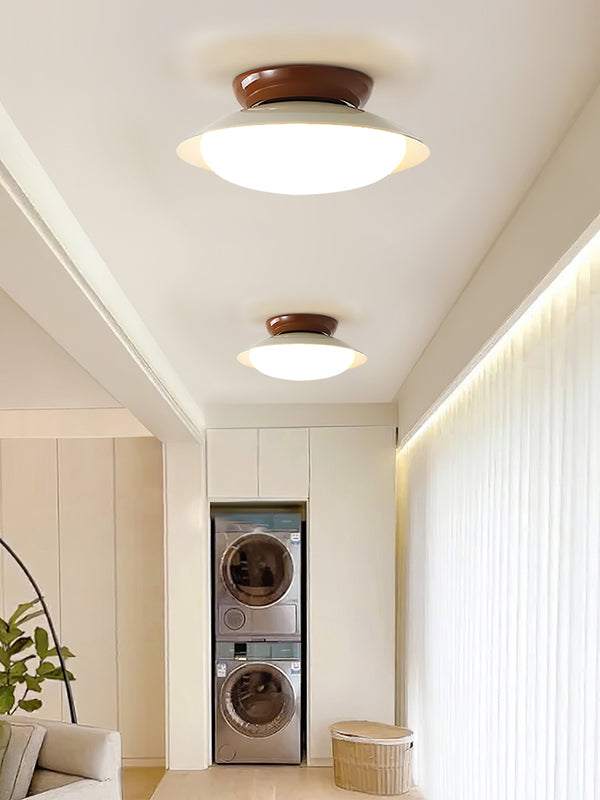 Japanese style bowl ceiling lamp