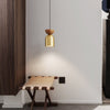 All copper bedroom bedside chandelier