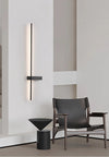 Minimalist all-copper long strip wall lamp