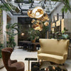 Lustre design en lave