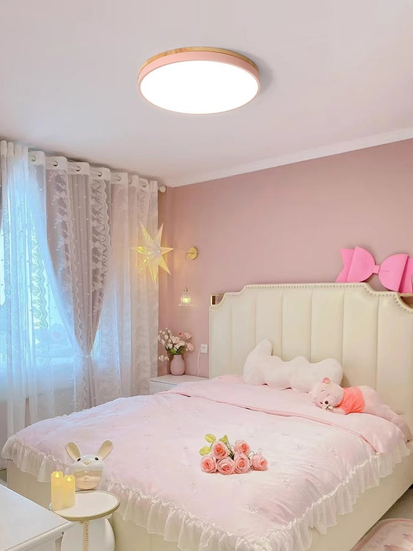 LED-Deckenleuchte Macaron für Schlafzimmer