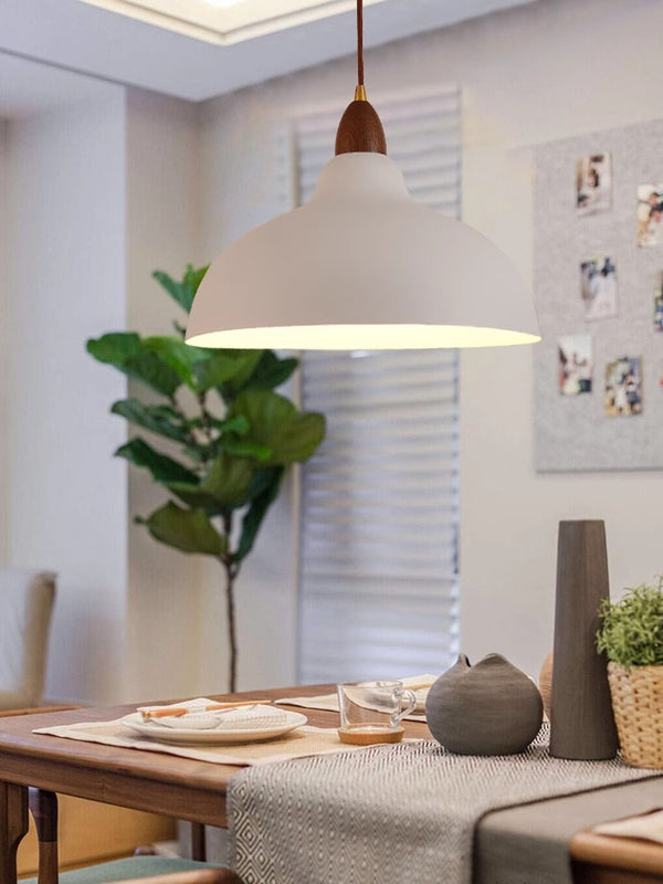 Lustre de salle à manger de style wabi-sabi