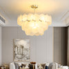 Lustre coquille crème français