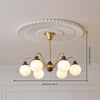 Retro cream style magic bean living room chandelier