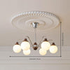 Retro cream style magic bean living room chandelier