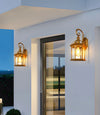 American retro outdoor waterproof courtyard corridor balcony wall lamp