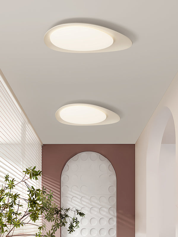 Plafonnier créatif en galets pour chambre à coucher et couloir