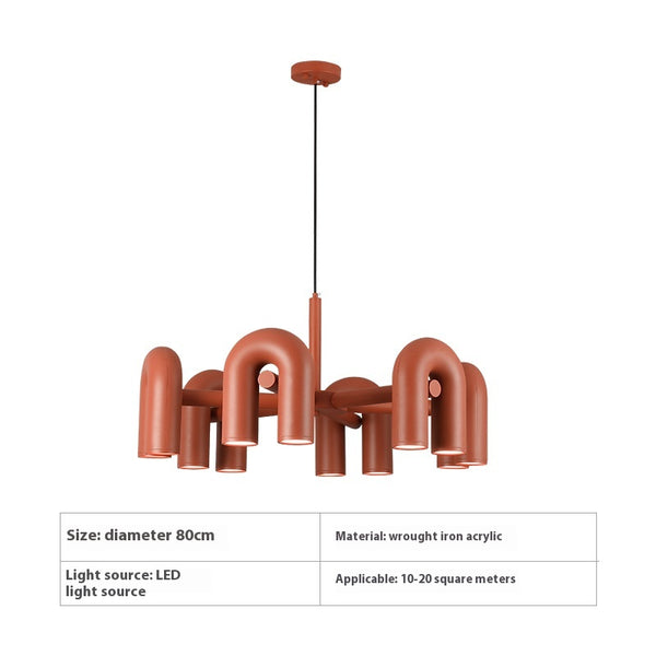 Creative U-shaped chandelier