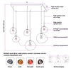 Lustre design en lave