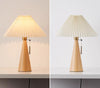 Medieval style pleated table lamp