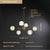 Lustre de luxe moderne entièrement en cuivre