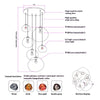 Lustre design en lave