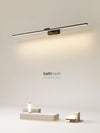 Simple LED retractable mirror front wall lamp