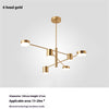 Creative Shape Chandelier, 2 Colour, 4/6/8 Heads