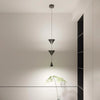 Minimalist conical bedroom bedside background wall chandelier