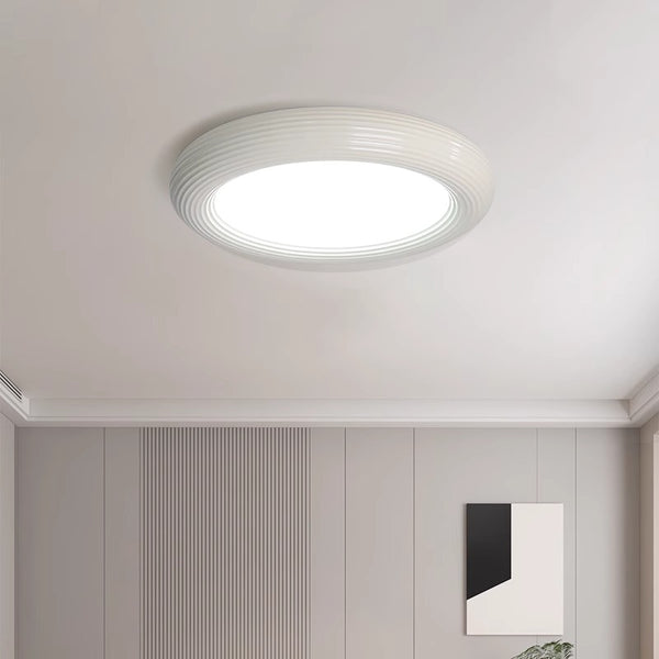 Plafonnier de chambre en résine de style crème