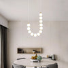 Cream style all-copper magic bean chandelier