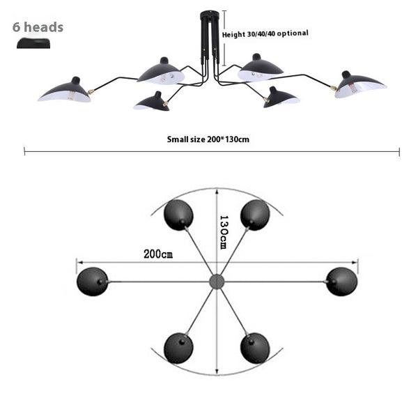 Personalisierte Entenschnabel-Deckenlampe