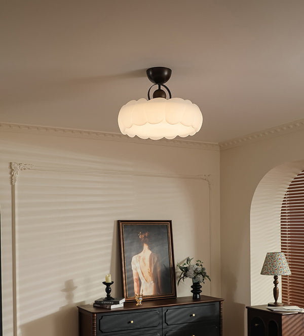 Vintage cream style children's room bedroom ceiling lamp