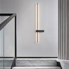 Minimalist all-copper long strip wall lamp