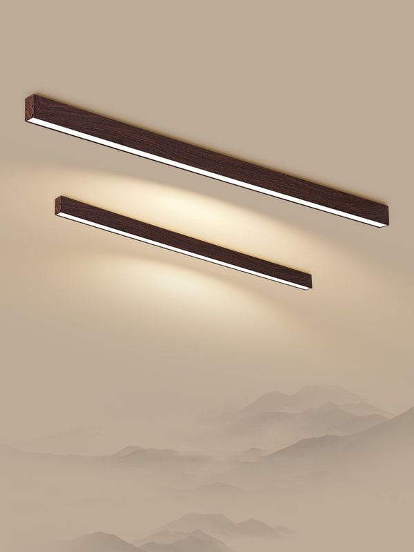 Lange Deckenlampe im japanischen Stil