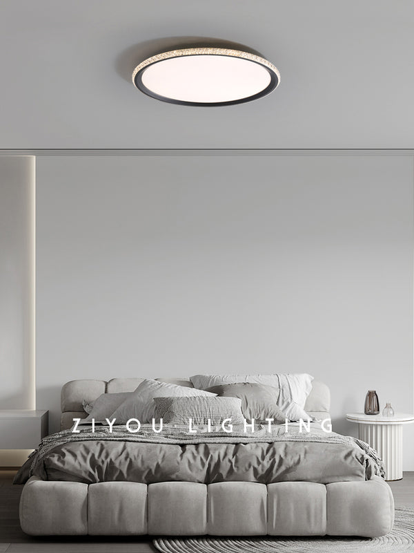 French crystal ceiling lamp