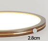 LED-Deckenleuchte aus Walnussholz