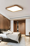 LED-Deckenleuchte aus Walnussholz