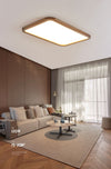 LED-Deckenleuchte aus Walnussholz