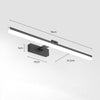 Einfache Spiegelwandlampe