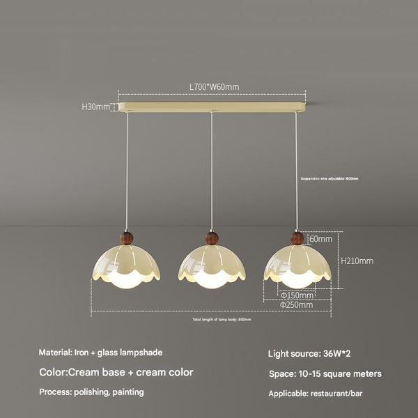 French cream style bedroom bedside chandelier
