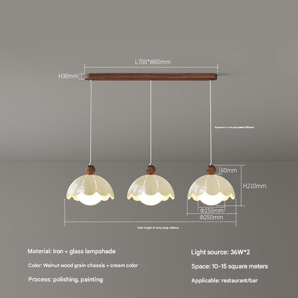 French cream style bedroom bedside chandelier