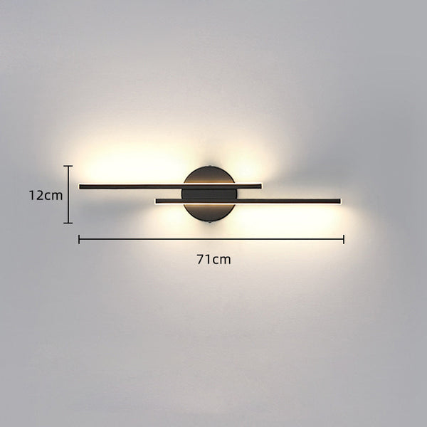 Applique de chevet longue et minimaliste
