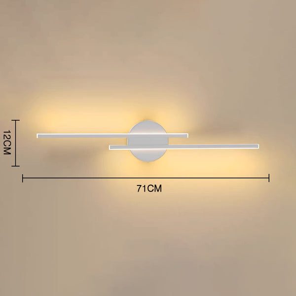 Applique de chevet longue et minimaliste